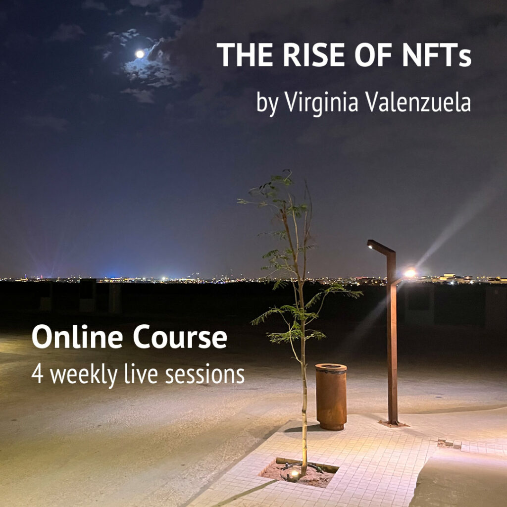 Online Course THE RISE OF NFTs by Virginia Valenzuela