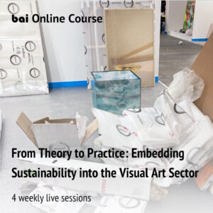 Online Course FROM THEORY TO PRACTICE: Embedding Sustainability into the Visual Art Sector by Kim Kraczon