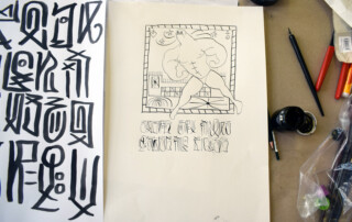 Basiskurs EXPERIMENTELLES ZEICHNEN von Emily Hunt