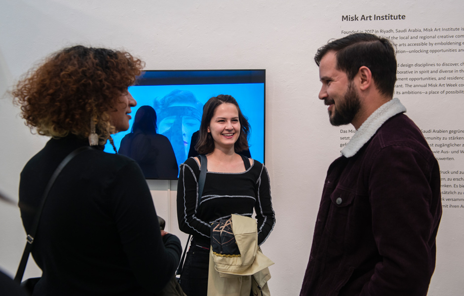 Exhibition NEXT WAVE by Misk Art Institute & Berlin Art Institute Exhibition NEXT WAVE by Misk Art Institute & Berlin Art Institute