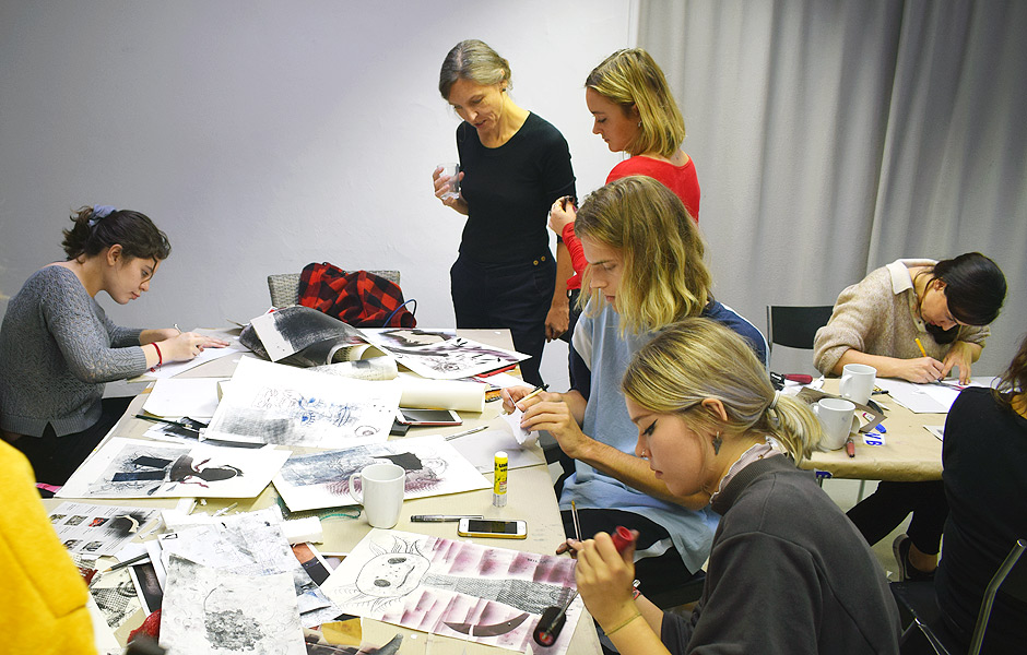 Workshop EXPERIMENTAL DRAWING: Multiples & Sequels by Anja Tchepets