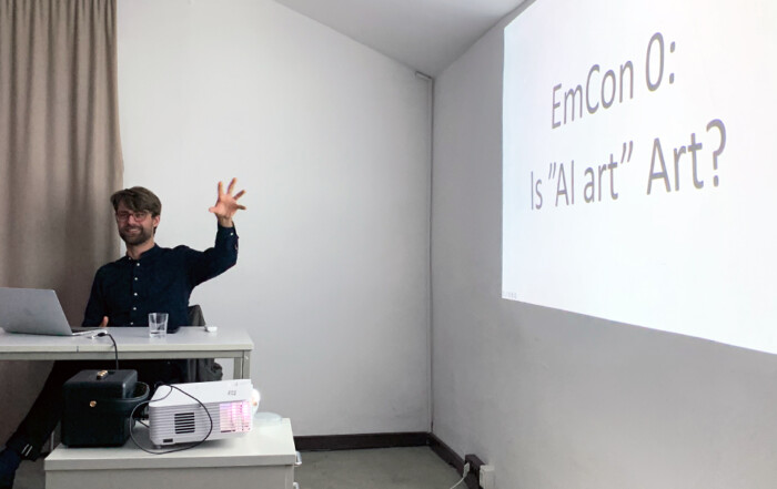 Lecture WHEN IS "AI ART" ART? by Dr. Klaus Speidel