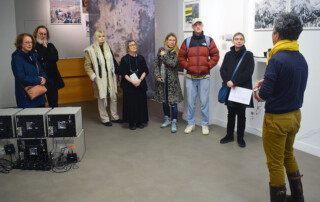 Visit to FROM THE HIDDEN GARDENS curated by Saeed Foroghi at Axel Obiger