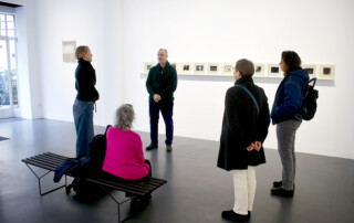 Visit to NOT BLACK, NOT WHITE, ONLY DIRTY GREY by Christa Jeitner at Gallery Volker Diehl
