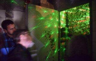 Visit to COSMOPOLITICS by Juliette Chartier, Stefan Eichhorn, Adriana Knouf, Nonhuman Nonsense, Quadrature at Kunstbrücke am Wildenbruch