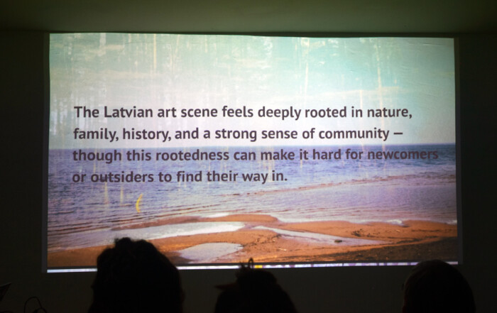 Presentation IN-BETWEEN: A Look at the Contemporary Art Scenes in Ukraine and the Baltic States by CCP Fellow Vira Protskykh