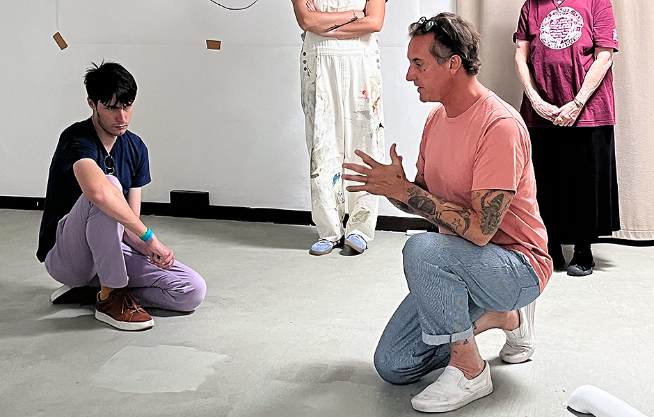 Workshop COLLABORATIVE PERFORMANCE: Togetherness and Tensions by JAĹ A