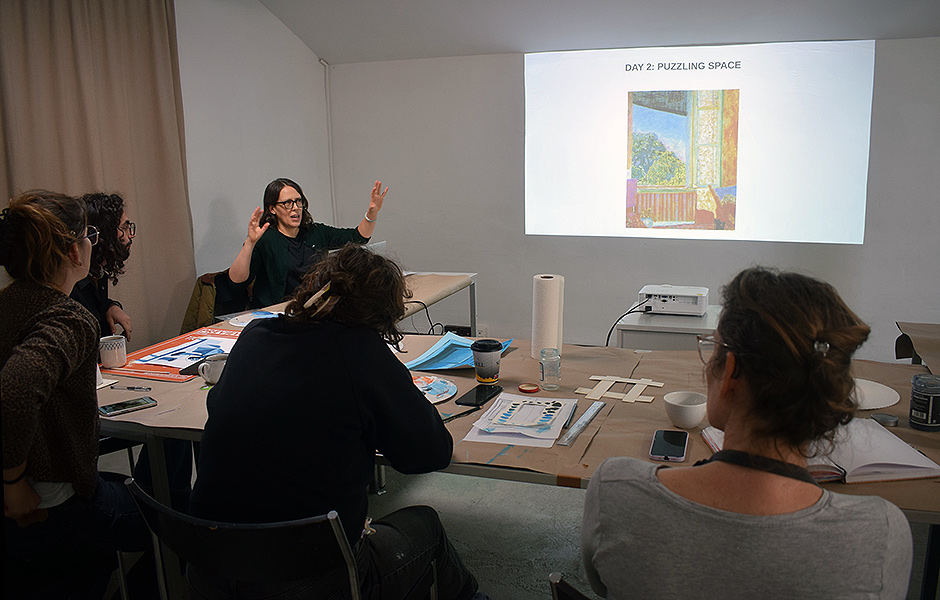 Workshop: EXPLORATIONS IN PAINTING: Constructing Compelling Space by Julie Beugin