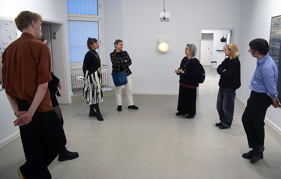 Visit to OUT OF THE BLUE at VEREIN BERLINER KÜNSTLER e.V.