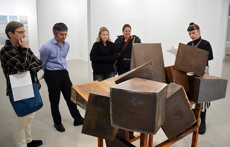 Visit to OUT OF THE BLUE at VEREIN BERLINER KÜNSTLER e.V.