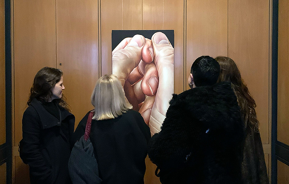 Visit to EINDRINGLING by Lukas Luzius Leichtle at CCA Berlin