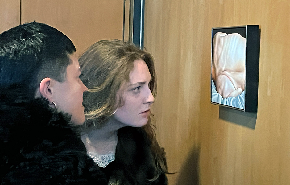 Visit to EINDRINGLING by Lukas Luzius Leichtle at CCA Berlin