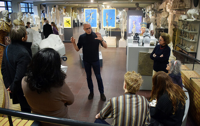 Visit to CROSSFIRE by Jac Carley at Cast Collection of Ancient Sculptures Berlin