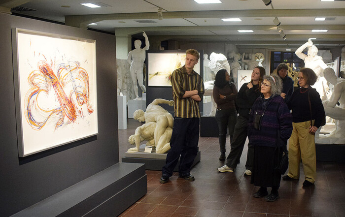 Visit to CROSSFIRE by Jac Carley at Cast Collection of Ancient Sculptures Berlin