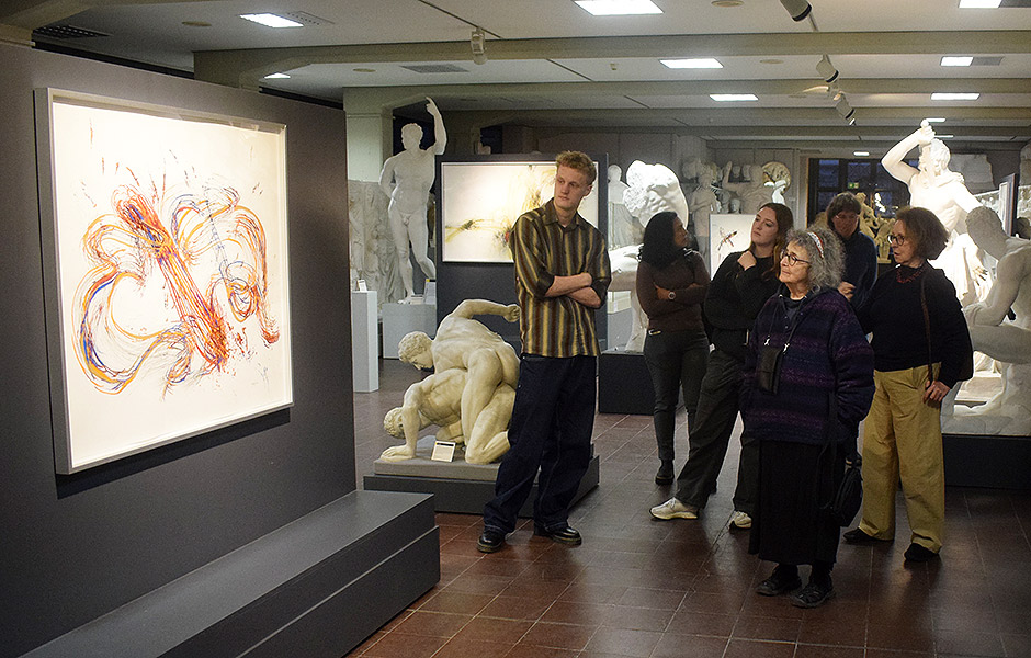 Visit to CROSSFIRE by Jac Carley at Cast Collection of Ancient Sculptures Berlin