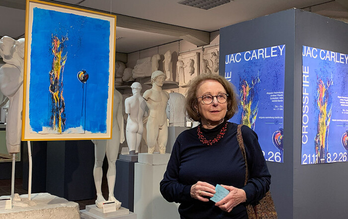 Visit to CROSSFIRE by Jac Carley at Cast Collection of Ancient Sculptures Berlin