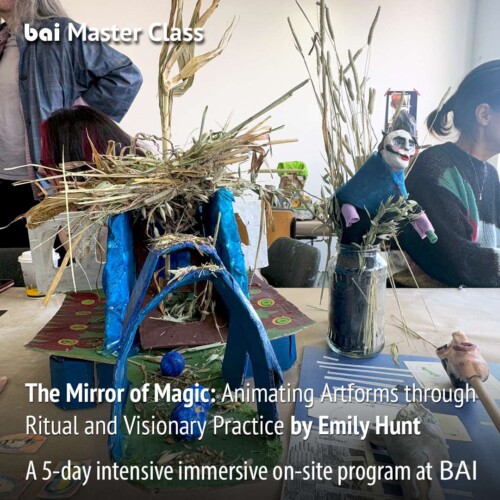 Master Class THE MIRROR OF MAGIC: Animating Artforms through Ritual and Visionary Practice by Emily Hunt