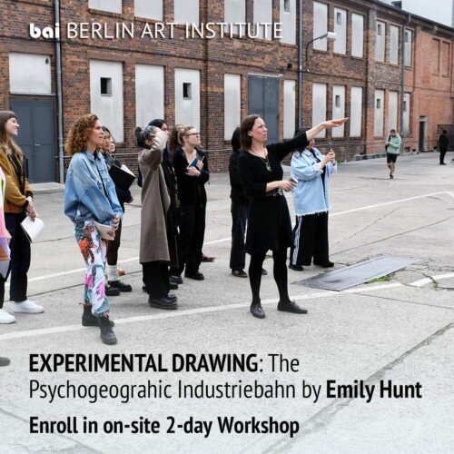 Workshop EXPERIMENTAL DRAWING: The Psychogeograhic Industriebahn by Emily Hunt