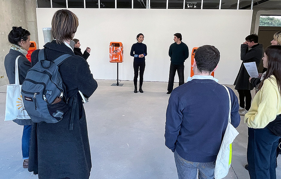 Visit to GAZING AS THE VOID BEGINS by Kiyomi+Tetsuhiro Uozumi at NADAN