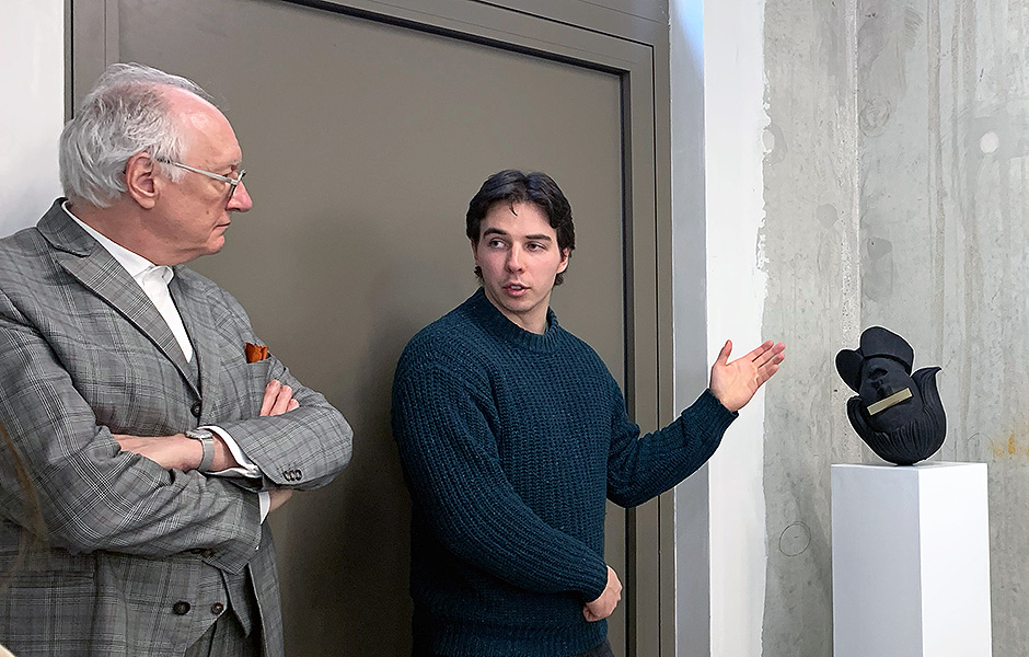 Visit to GAZING AS THE VOID BEGINS by Kiyomi+Tetsuhiro Uozumi at NADAN