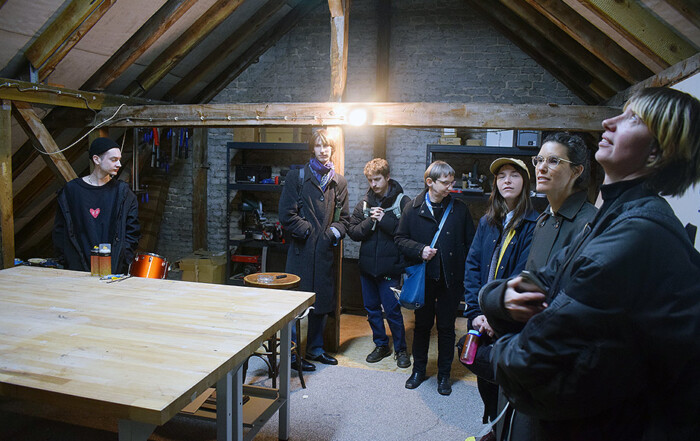 Visit to WILL-O’-WISP by Paul K. Müller & Dominika Bednarsky at Studio Hanniball