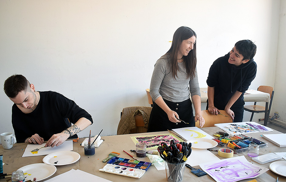 Workshop EXPLORATIONS IN PAINTING – Painting as Scene: Desire, Landscape & Haptic Perception by Mahsa Saloor