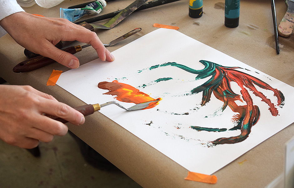 Workshop EXPLORATIONS IN PAINTING – Painting as Scene: Desire, Landscape & Haptic Perception by Mahsa Saloor