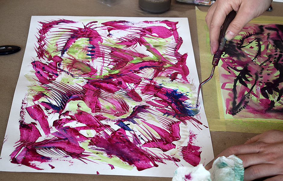 Workshop EXPLORATIONS IN PAINTING – Painting as Scene: Desire, Landscape & Haptic Perception by Mahsa Saloor