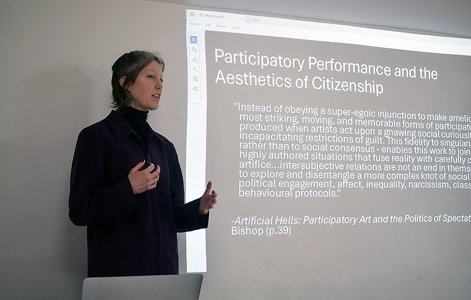 Workshop CREATIVE STRATEGIES: Participatory Performance and the Aesthetics of Citizenship by Ren Mauney