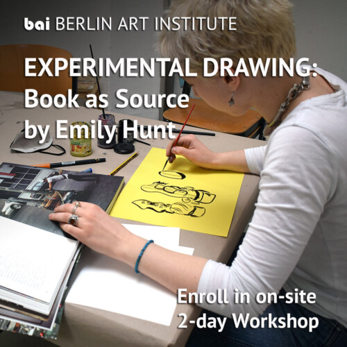 Workshop EXPERIMENTAL DRAWING: Book as Source by Emily Hunt