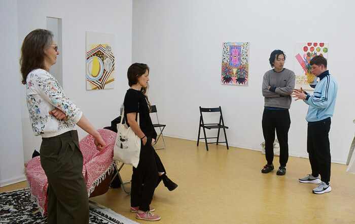 Visit to RUSSISCHE LANDSCHAFT V by Simon Ostaschenko at Jewish School of Art Project Space