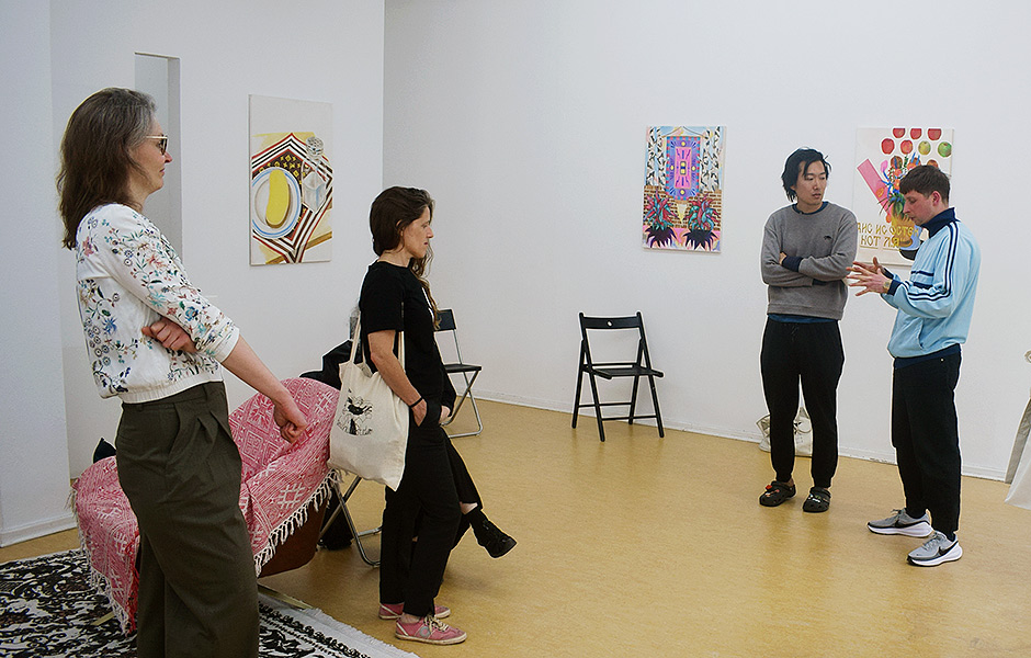 Visit to RUSSISCHE LANDSCHAFT V by Simon Ostaschenko at Jewish School of Art Project Space