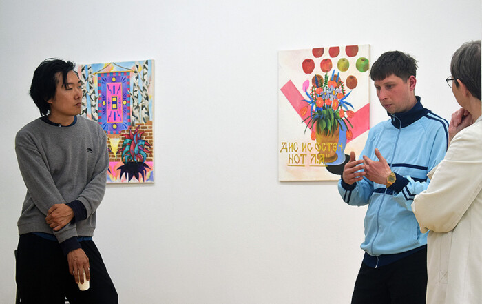 Visit to RUSSISCHE LANDSCHAFT V by Simon Ostaschenko at Jewish School of Art Project Space