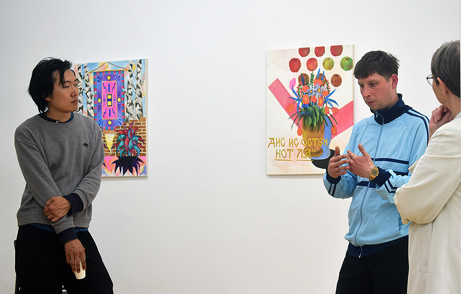 Visit to RUSSISCHE LANDSCHAFT V by Simon Ostaschenko at Jewish School of Art Project Space