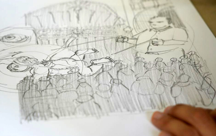 Workshop EXPERIMENTAL DRAWING: Book as Source: Spontaneous idea collecting by Emily Hunt