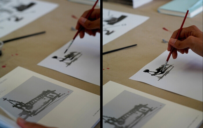 Workshop EXPERIMENTAL DRAWING: Book as Source: Spontaneous idea collecting by Emily Hunt