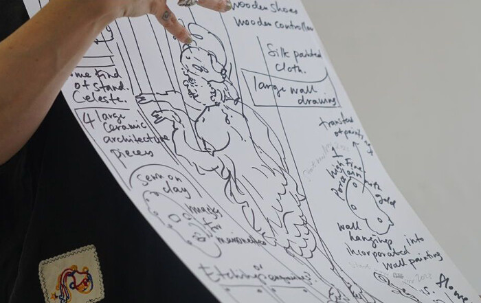 Workshop EXPERIMENTAL DRAWING: Book as Source: Spontaneous idea collecting by Emily Hunt