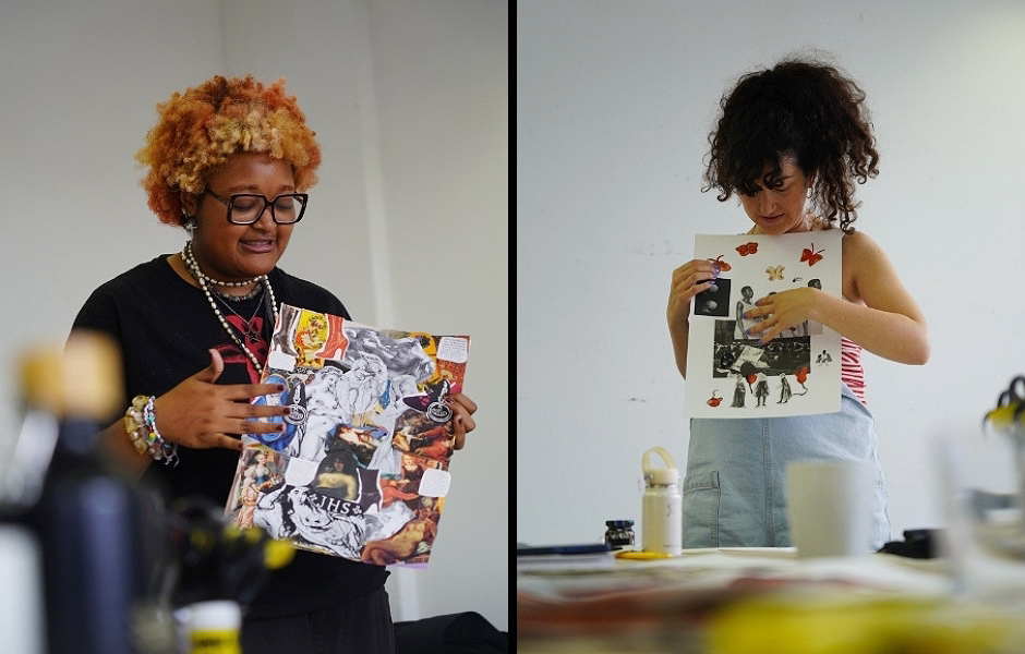 Workshop EXPERIMENTAL DRAWING: Book as Source: Spontaneous idea collecting by Emily Hunt
